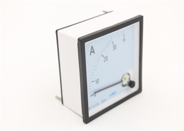 Square Ampere Meter Analog High Accuracy Safety For Amp Measurement
