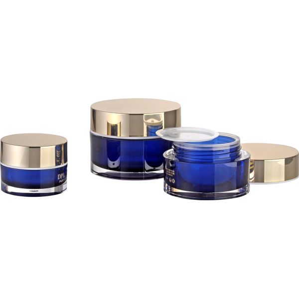 JL-JR802B Portable PMMA Cream Jar 15g 30g 50g Acrylic Cream Jar Cap For UV Decoration
