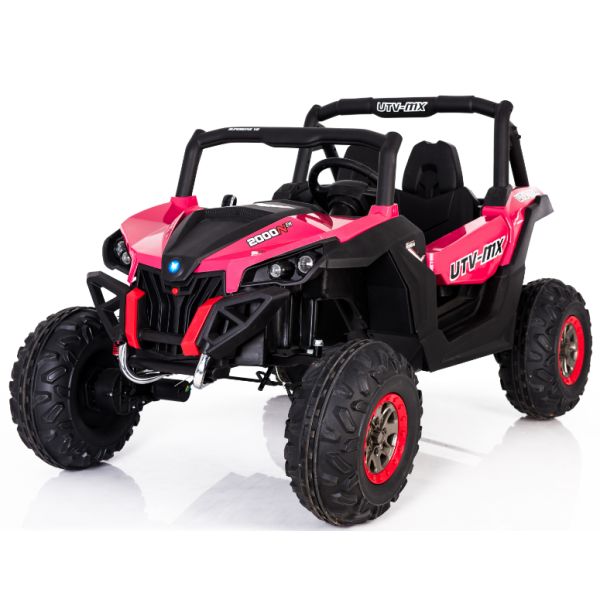 Езжайте на игрушечном стиле 2 места Большие электрические автомобили UTV для детей Игрушка с пультом 12В