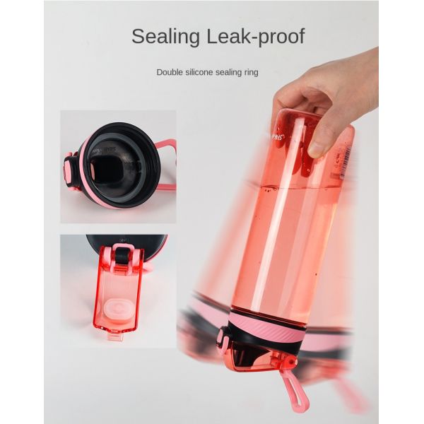 Compact Design 700ml 1000ml Cycling Water Bottle 1l Sports Water Bottle With Lift Clear Student Water Bottle For School Boy Hydrate With Reusable