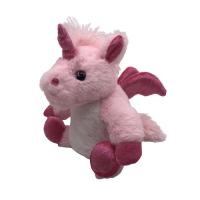 Gravação repetindo o rosa Unicorn With Wings do brilho