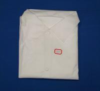white  Non  Woven Lab Coats  weight 40 g/m²  50g/m² materials
