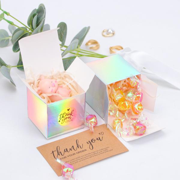 Colorful Foldable Paper Boxes Eco Friendly Custom Candy Boxes With Logo