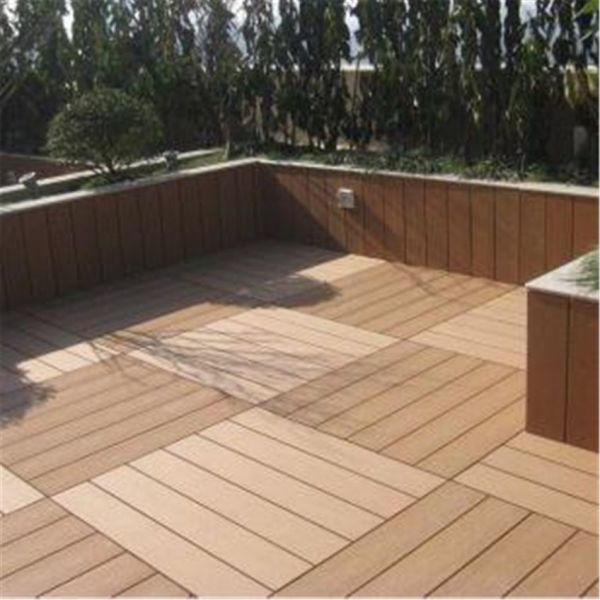 300*300mm WPC Wood Plastic Composite Outdoor Flooring/ Decking for Garden Improvement