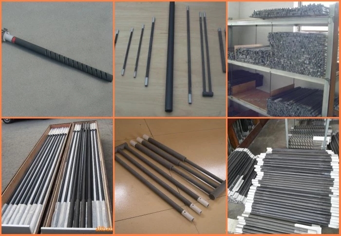 1500C Max Service Temp High Purity SiC Material Customized Size SIC Heating Element Silicon Carbide Heater