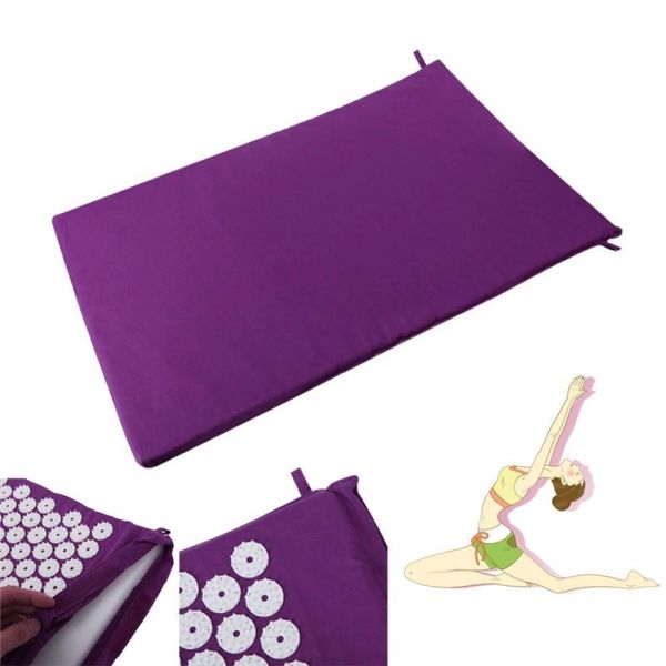 Lotus Acupressure Massage Mat Anti Stress Needle Massager With Pillow