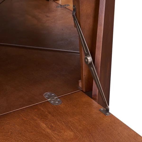 Commercial Wooden Corner Liquor Cabinet Counter For Alcohol Wine Display