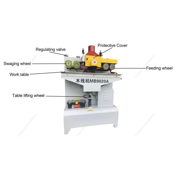 Solid Wood Door Frame Automatic Feeding MB9020A Small Furniture Decorative Wood Line Machine