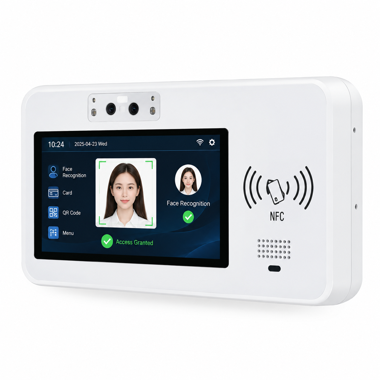 Wall-Mounted Face Recognition & QR Code Payment POS Terminal