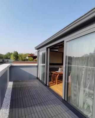 Customizable Weather Proof Glass  Sun Room Prefab Sun Room With Corner Code Connection