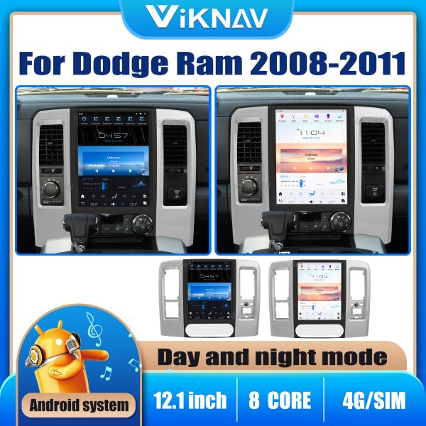 Android 11 Head Unit For Dodge Ram 2008 - 2011 12.1inch Screen