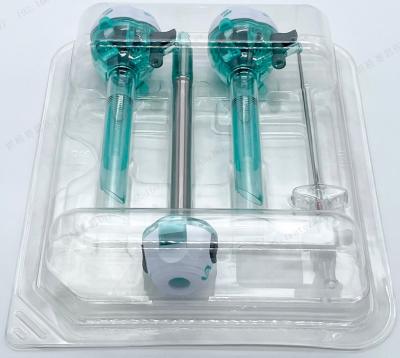 12mm visible trocar kit bladeless disposable laparoscopic optical trocar set Surgsci Medical