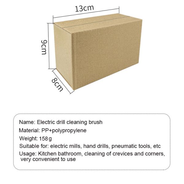 5 шт. Сверлочистительная щетка Мощная щетка Сверлочистительная щетка