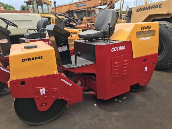 Used Dynapac Road Roller Cc1000  Speed 9km / Hour With Flexible Working Skills