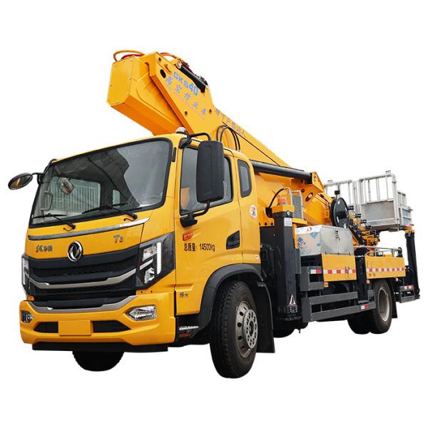 Cheap price Dongfeng  40 m aerial platform work vehicles   Articulated Boom with Liftlifting bucket type   on sale