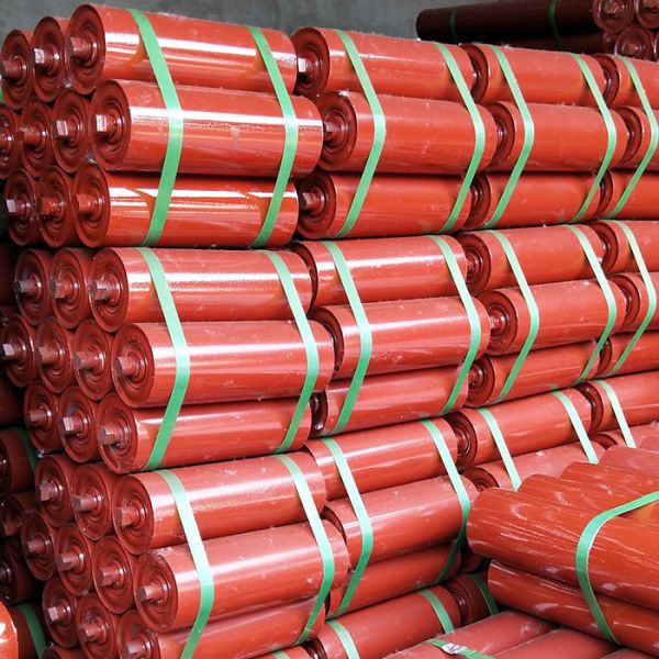 Mines PVC PVG Tandem Conveyor Carrier Roller