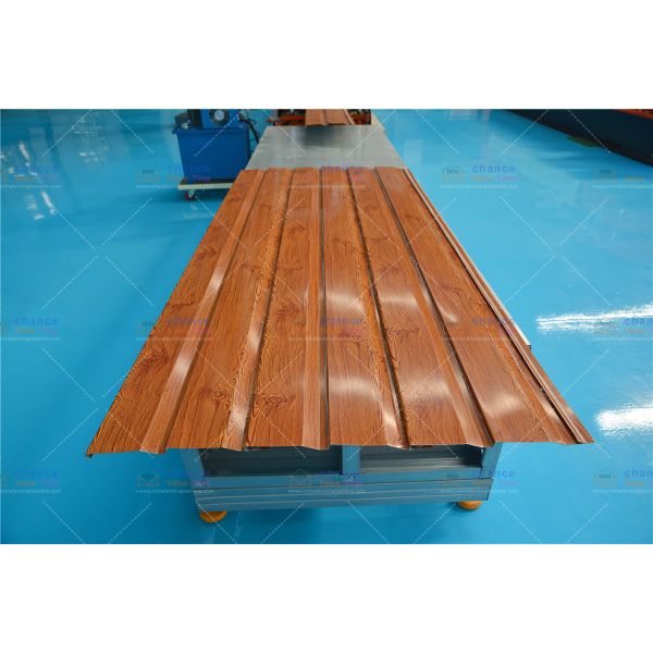 Ppgi Exterior 0.5mm Wall Panel Machines 30m/Min