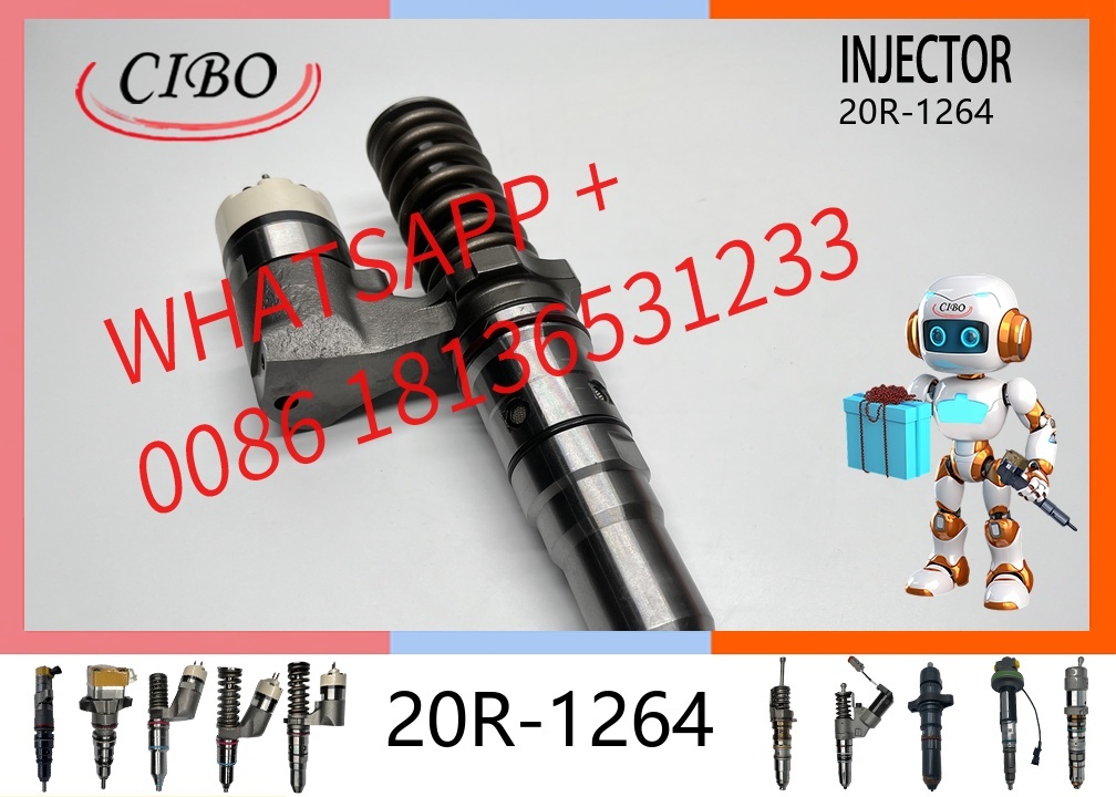 original 20R-1264 Common Rail Injector Assembly for 3512 3508B 3516B 3512B Diesel Engine Fuel Injector Generator Set GEN SET Replacement OEM 392-0200 3920200 original new injector