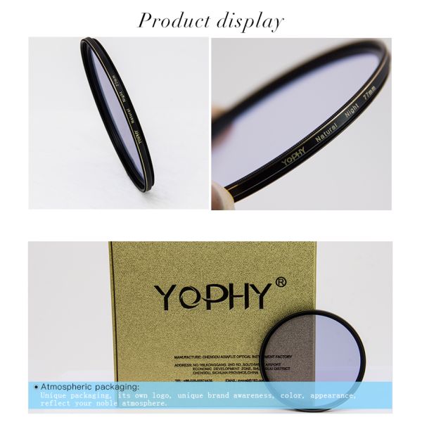 Night Shooting Natural Night Filter Eliminate Light Pollution 37 - 95mm Size