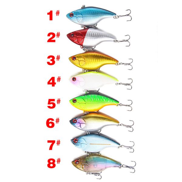 3D Eye Artificial Bait 6 Hook Minnow Fishing Lures Hard Plastic Swim Baits for Anglers