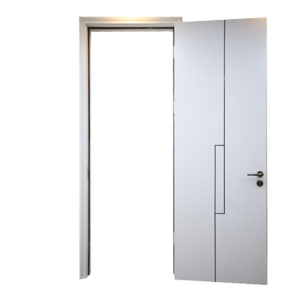 Durable Painted Wooden Doors Flower Pattern Exterior Solid Wood Front Doors