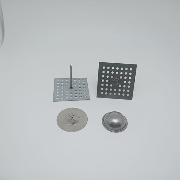 Anti Aging Perforated Base Insulation Hangers Fixing Pin 50mm Carton Iron Smooth Durable