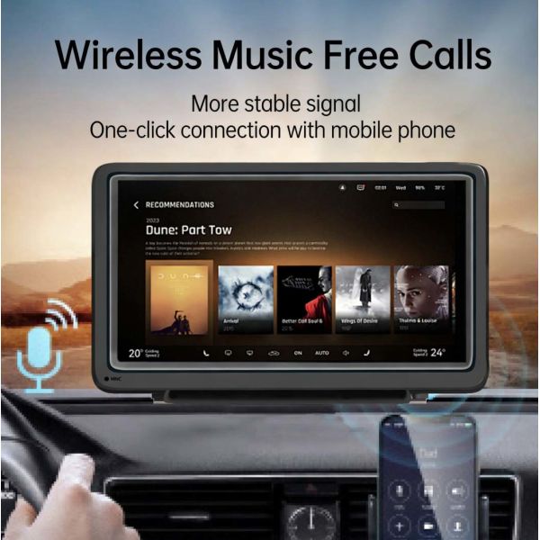 7 Inch Universal Touchscreen Car Stereo Built in Fm Radio And Popular Streaming Apps