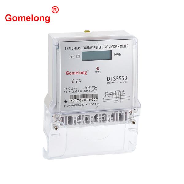 Full PC 3*230/400V electrical meter  3 phase energy meter  100a digital electricity meter