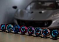 sensor do medidor do calibre de carro da pressão de ar do óleo de 52mm que lê 9 cores