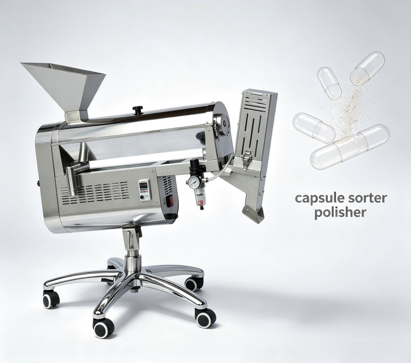 MJP 7000 Capsule Polisher 7000pcs/Minute #00 To #5 Tablet Polishing Machine
