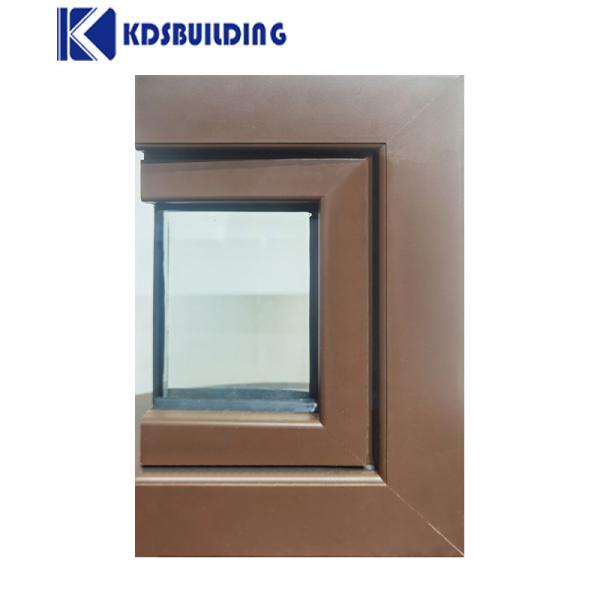 KDSBuilding Sound Proof Aluminum Clad Wood Window with Double Glazed Glass alloy Doors and Windows Thermal Break Vertical
