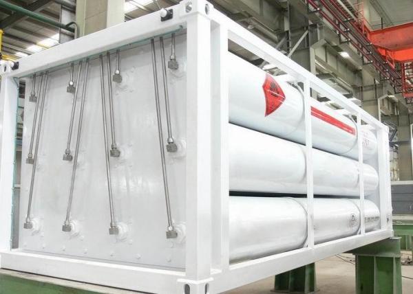 Large Volume CNG Gas Cylinder Group 4130Q Material 914mm 715mm 559mm Length