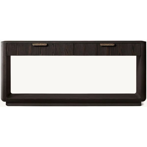 CT-006 Bedroom Modern Console Table Furniture With Roller Shutter Door Cabinet