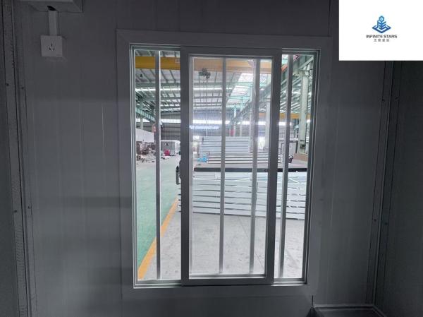 Customizable Mobile Steel Security Booth Durable Aluminum Window Included