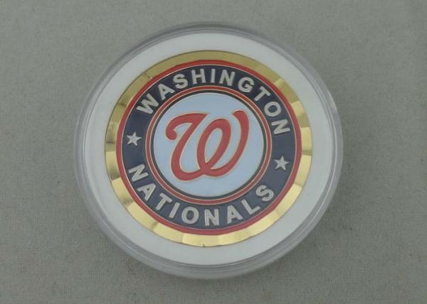 Soft Enamel Personalized Coins With Brass Material And Gold Plating