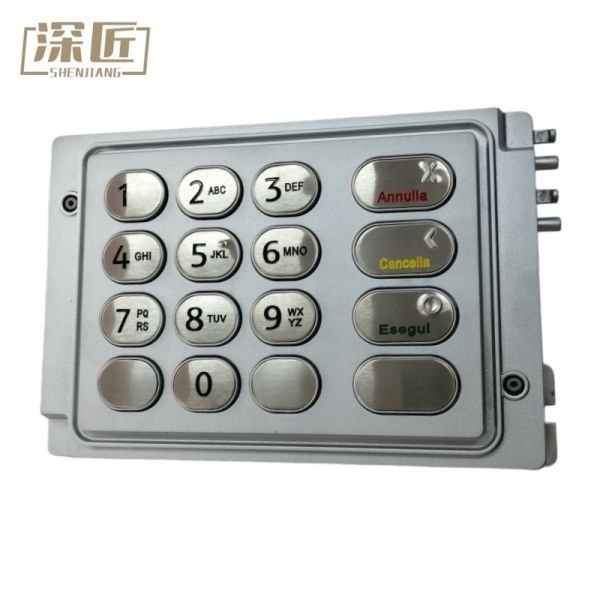 Pinpad 445-0744366 4450744366 NCR Atleos ATM Spare Parts NCR EPP 3 Italy Layout Encryption Keyboard EPP3 Gen 2 for NCR ATM Part