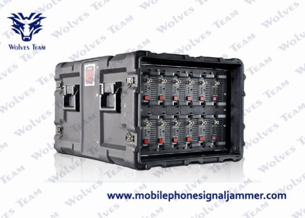 500M Range High Power Mobile Jammer Outdoor Waterproof GPS 4G 6 Output Channels