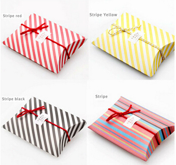 Pillow Paper Card Chocolate Packing For Gift Packaging Cartons Hot Foil Stamping