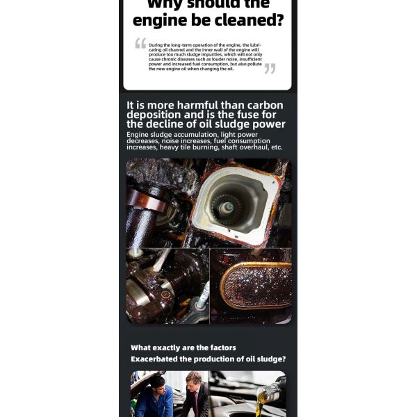 Cleaner and More Engine with Ora Engine Oil System Cleaner Three Years Expiration Date