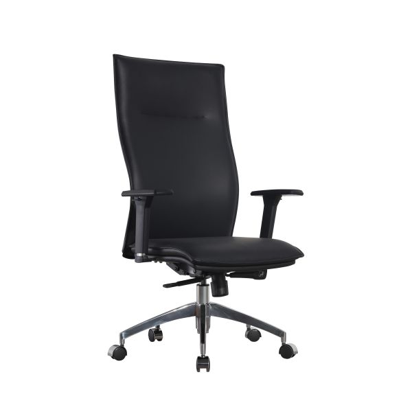 6020 Metal Real Leather Executive Office Executive Computer Chair Tilt Swivel 3D