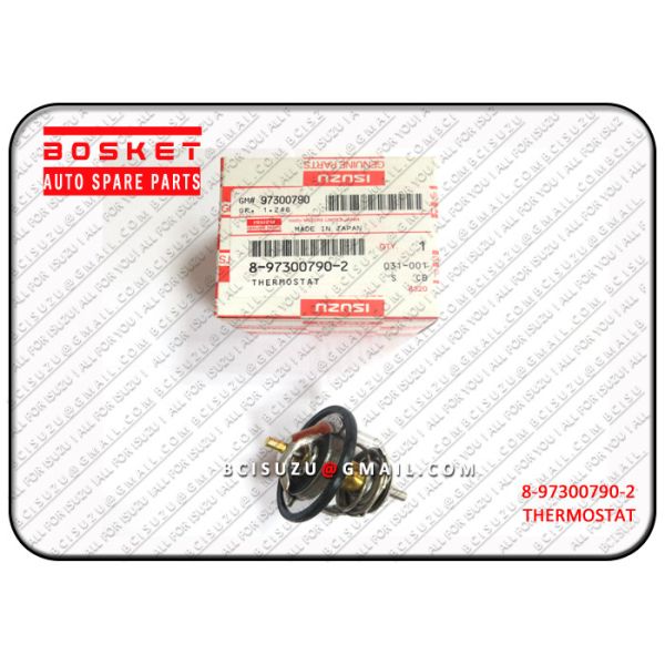 8-97300790-2 Isuzu NPR Parts Vehicle Thermostat 8973007902 , Net Weight 0.12kg