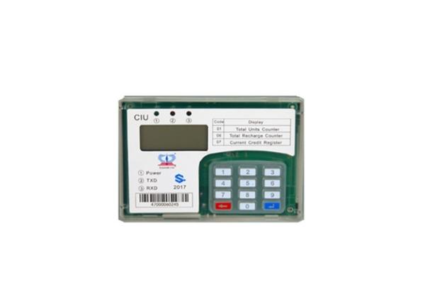 DIN Rail Single Phase Keypad Prepayment Meter STS Anti Theft KWH Meter