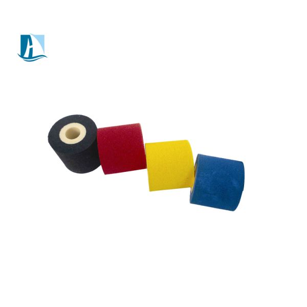 High Resolution Anti Friction Black Color Ink Roll 36mmX36mm for Original Coding Machine