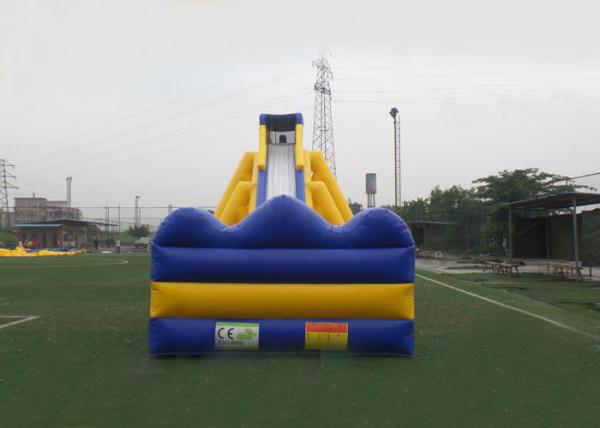 Aquatic Giant Bouncy Slide , Inflatable Wet Slide Long Slip Way High Elastic
