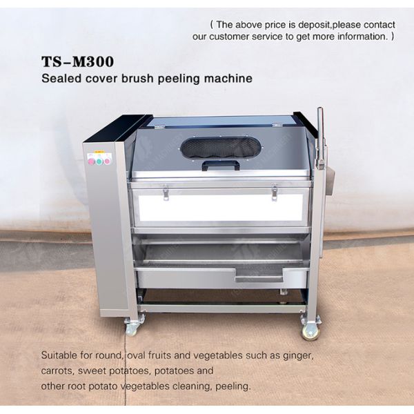 Wash Washer Washing Cleaning processing production Destoning Supplying soybeans Potato Carrot Taro Sweet potato Yam Saiko persimmon Sealed cover brush peeling machine