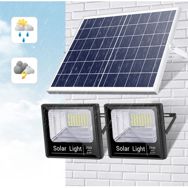 Super Bright Outdoor Solar Flood Light , Aluminum Alloy Body Waterproof LED Wall Lamp