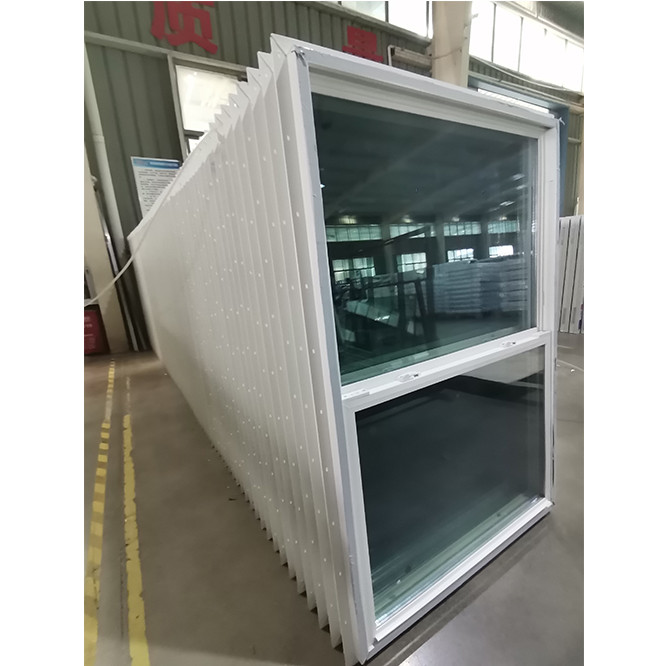 Вертикальное виниловое стекло с крышкой UPVC с двойным остеклением