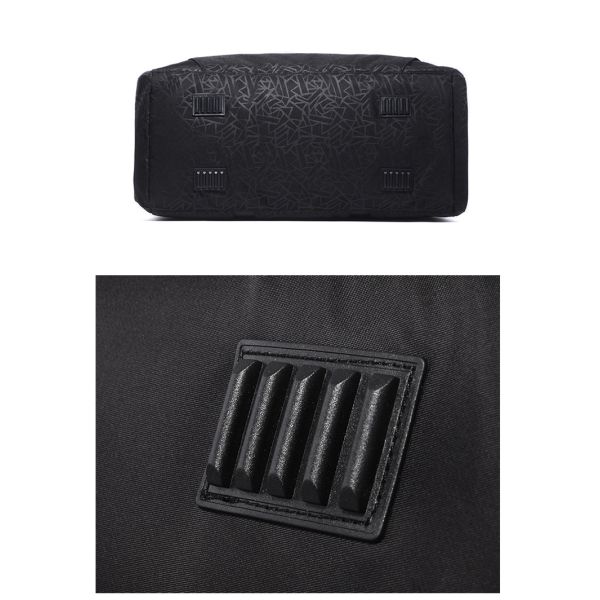 Black Crossbody 55L Duffle Bag Travel Luggage Handbag 1.1KG