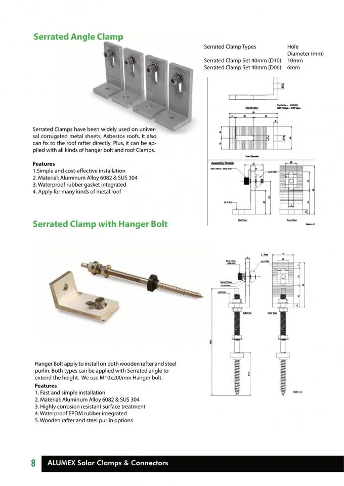 Carbon Steel Roof Hook 304 For Trapezoidal Cold Forming