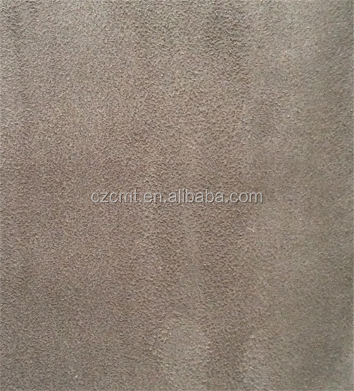 Plain Style 100% Polyester Microfiber Suede Fabric for Shoes